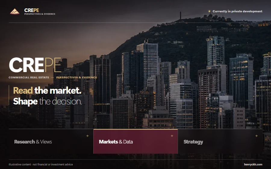 CREPE commercial real estate research platform